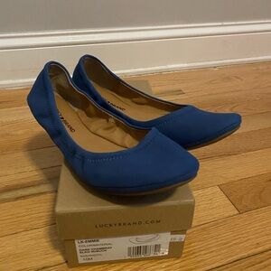 Lucky Brand Navy Blue Women's Ballet Flats